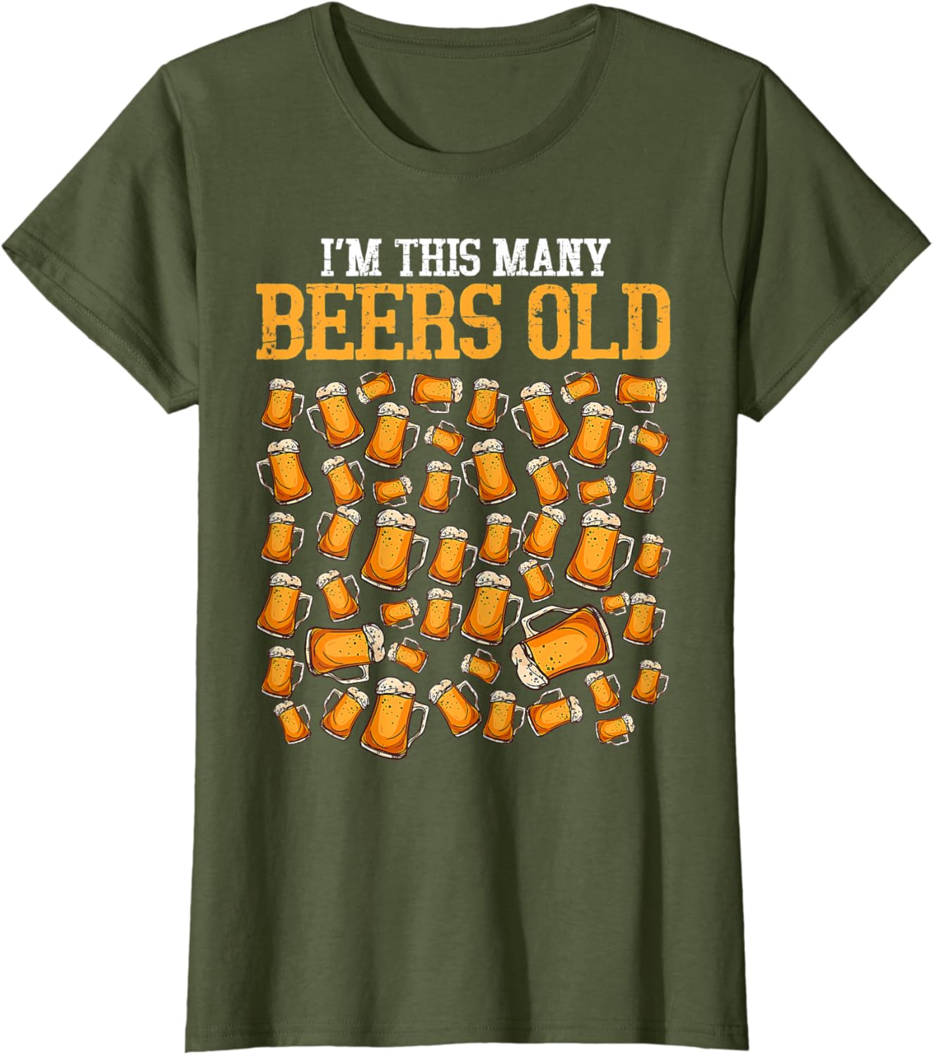 Funny 50 Year Old Beer Drinking Gag Gift, 50th Birthday TShirt